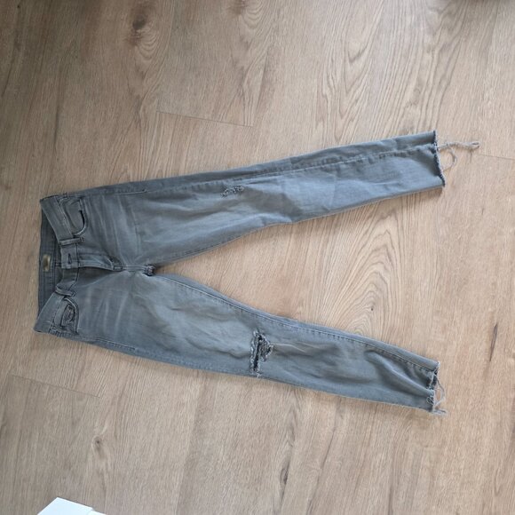 MOTHER the Looker Ankle Fray Skinny Jeans in Last Chance Saloon - Size 25 - Picture 4 of 4